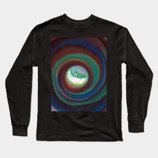 High Resolution Pond in the Woods by Georgia O'Keeffe Long Sleeve T-Shirt